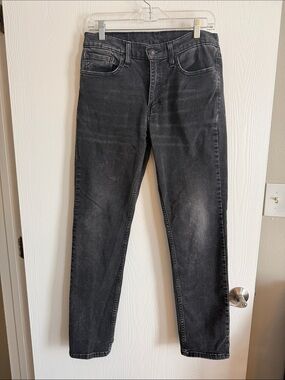 Levi's Black Slim Straight Jeans